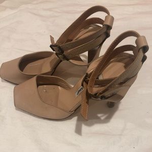 Barely Worn Manolo Blahnik Double Ankle Wrap Pump